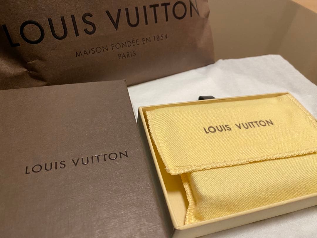 LOUIS VUITTON Carte Visite ブラウン