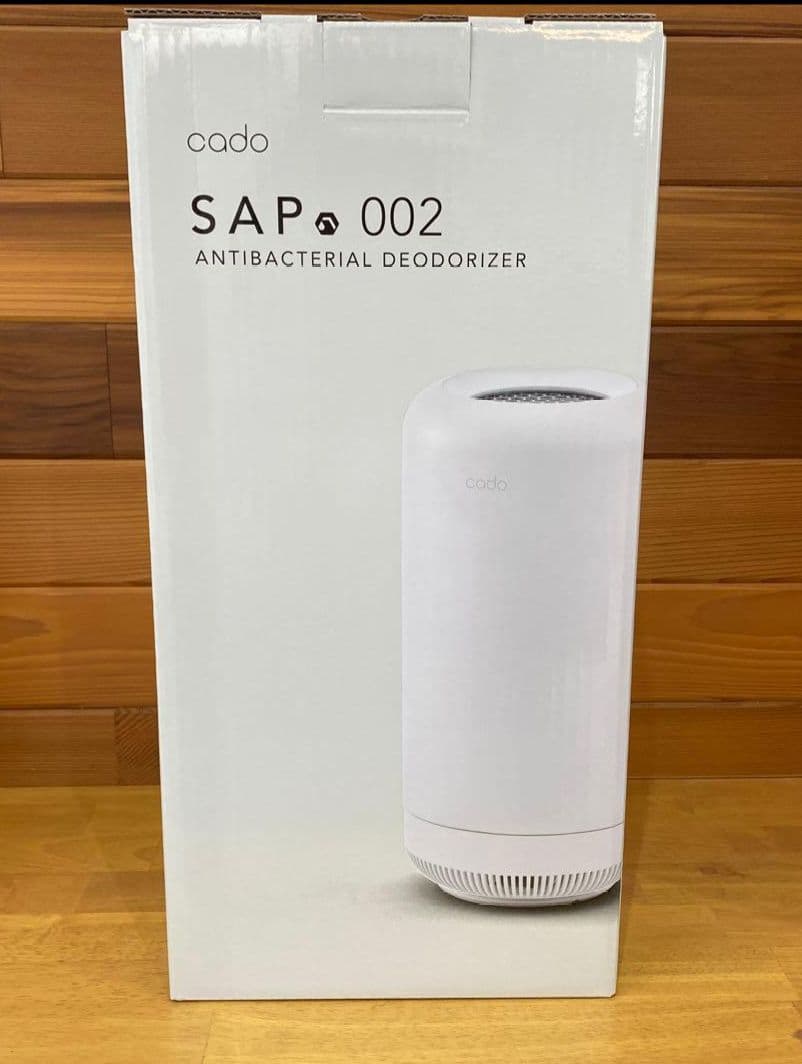 cado SAP-002 空気清浄機 ホワイト 除菌　消臭　002　カドー