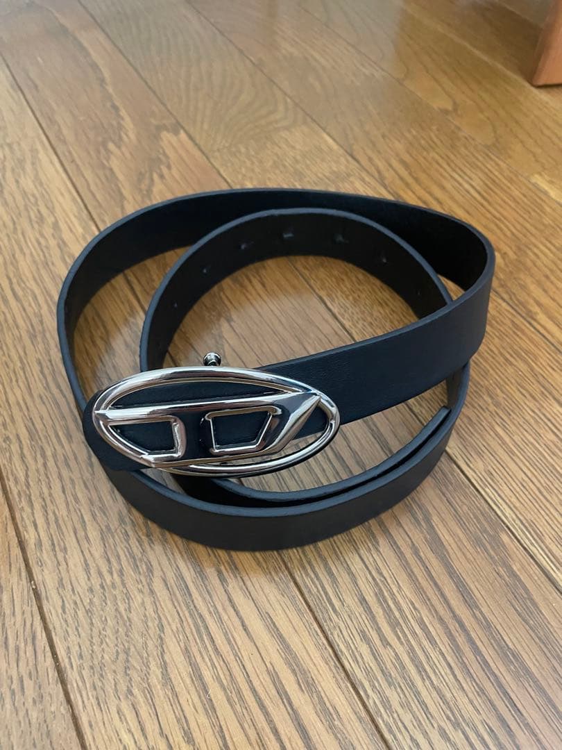 DIESEL レディース メンズ ベルト ブラック