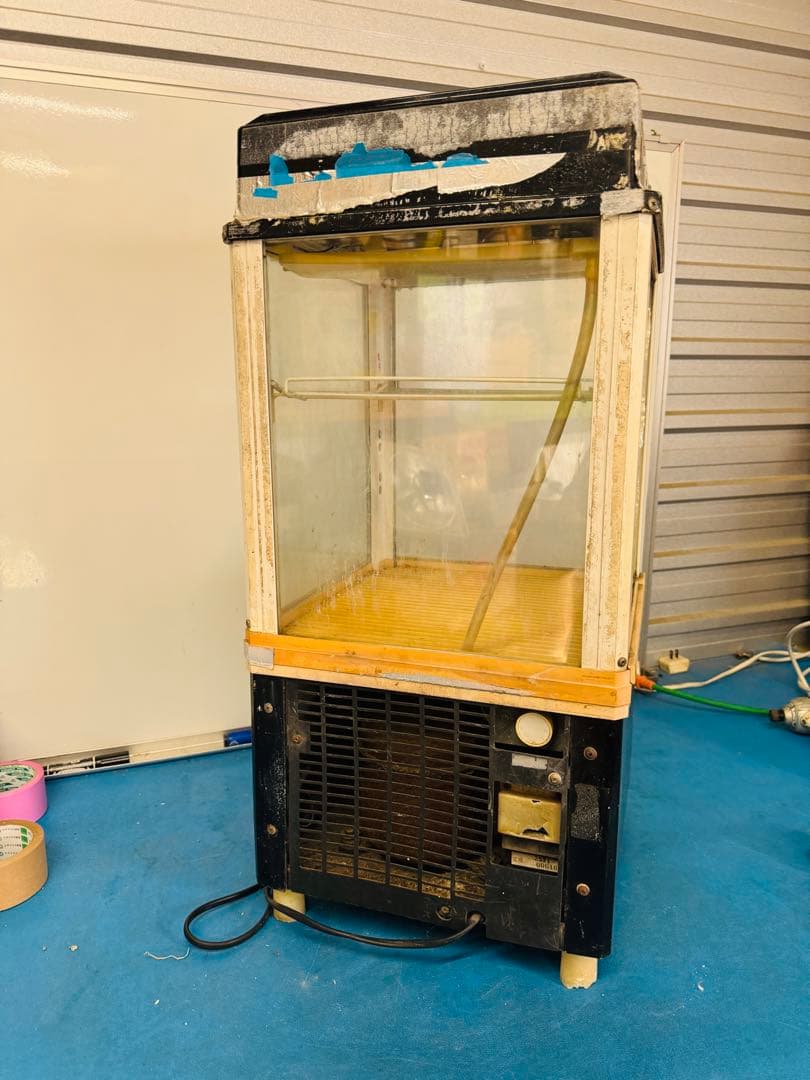 サンデン 冷蔵 ショーケース 冷蔵庫 動作品 ガラス扉 34L 家庭用 業務用