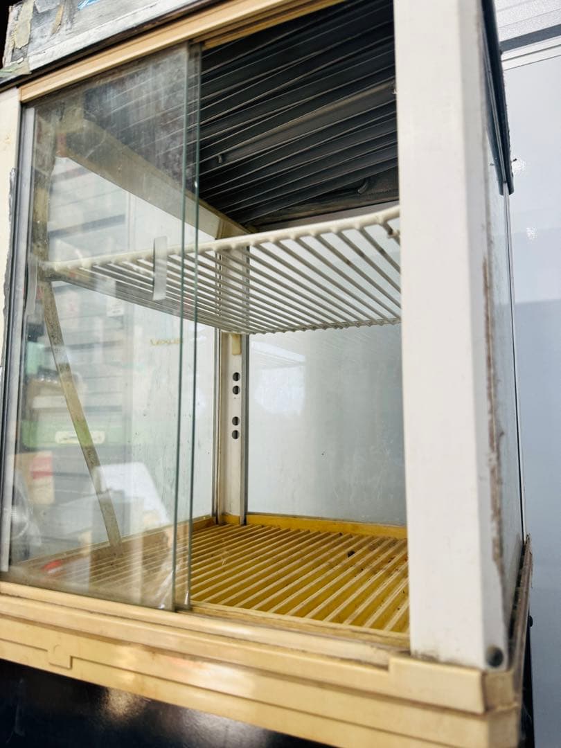 サンデン 冷蔵 ショーケース 冷蔵庫 動作品 ガラス扉 34L 家庭用 業務用