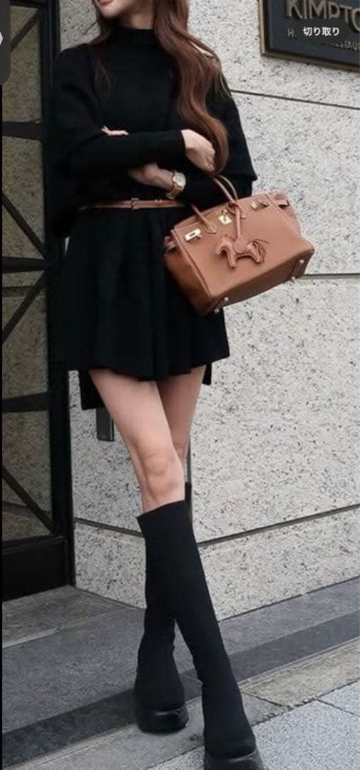 よ*ー様 鈴木亜美さん　新作ニットブーツ　Sサイズ