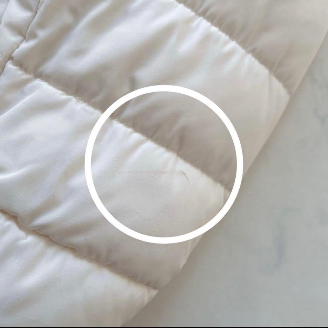 S*》様 【美品】ZARA ザラ ファー付きダウンジャケット Ｌ白 ウエストシェ