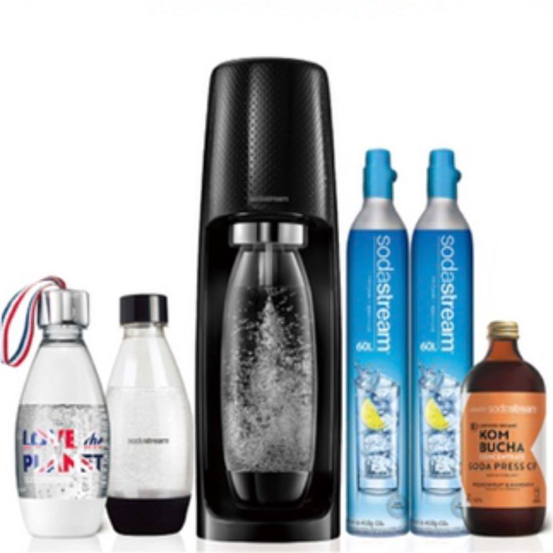 ソーダストリーム Spirit(黒) スターターキット 特別パッケージ