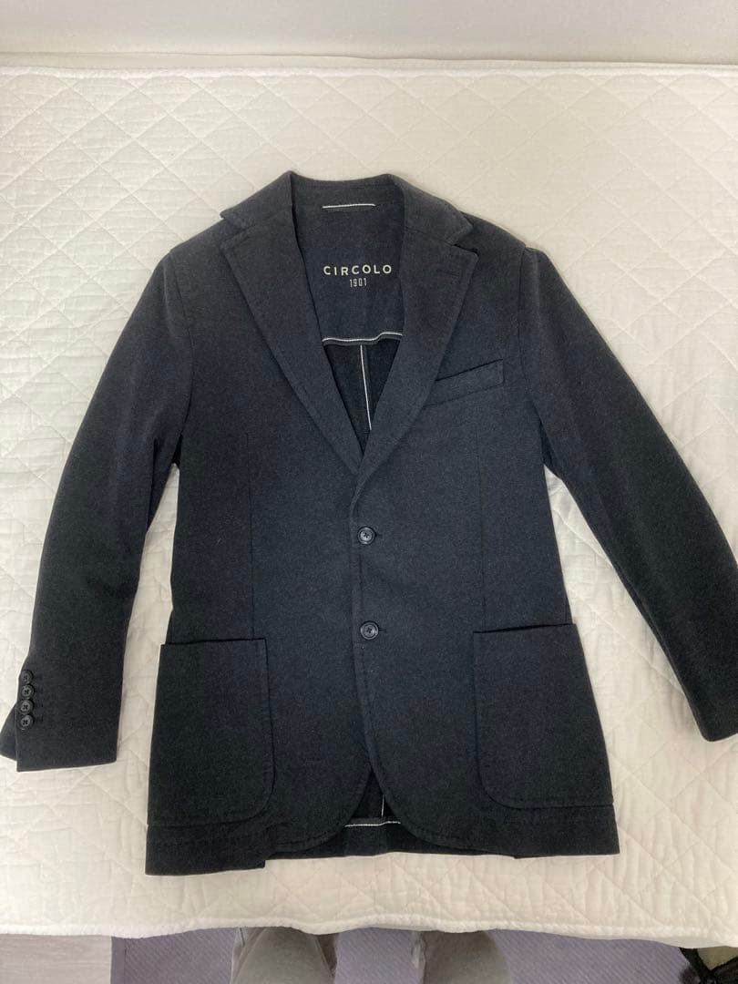 【美品】CIRCOLO 1901 モールスキンコットンジャージージャケット