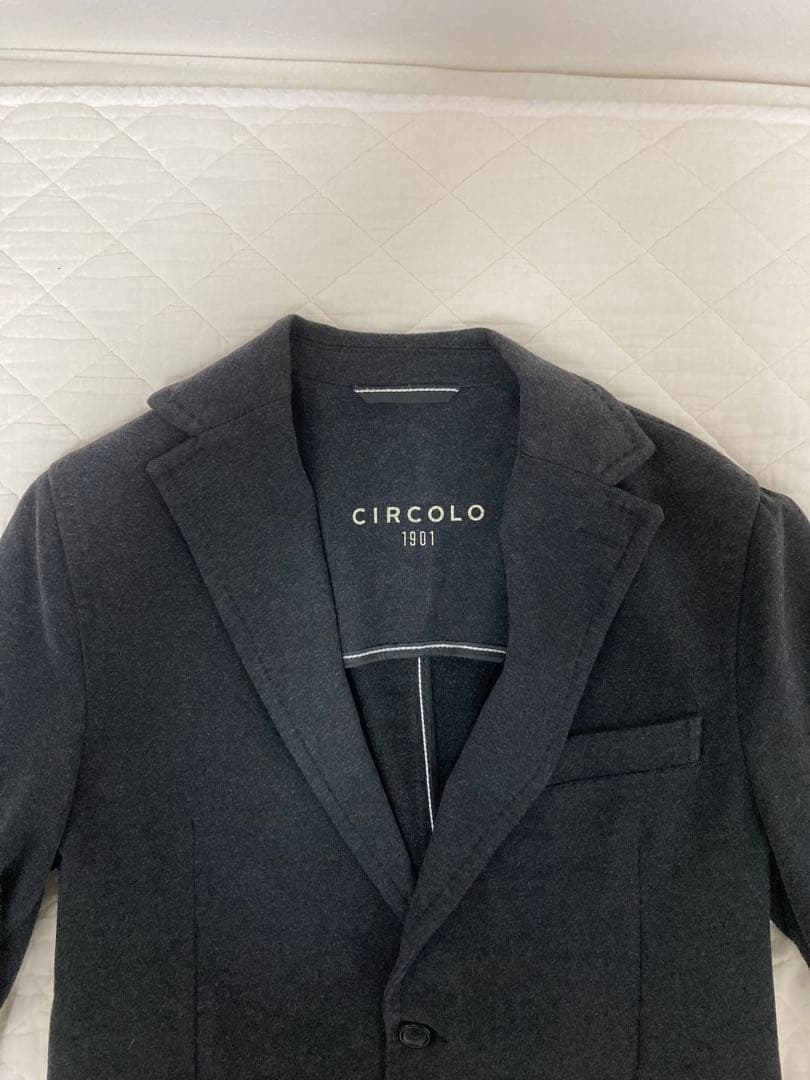 【美品】CIRCOLO 1901 モールスキンコットンジャージージャケット