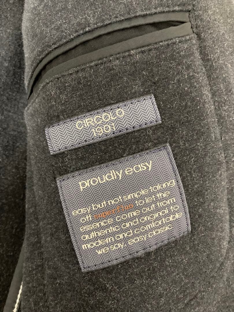 【美品】CIRCOLO 1901 モールスキンコットンジャージージャケット