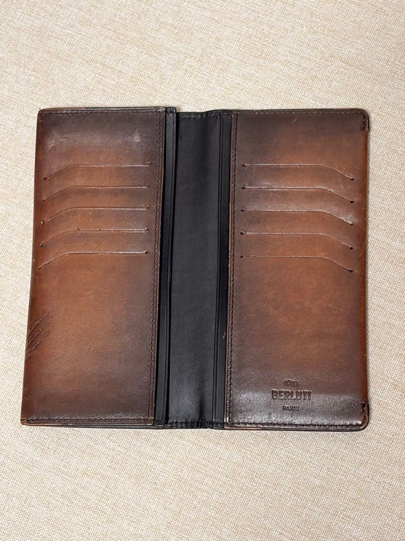 ぽ*す様 ベルルッティ エスパス 長財布 カリグラフィ スクリットレザー　本革