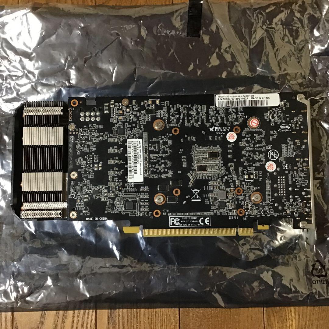 PALIT GeForce RTX 2070 8GB（動作品・中古）