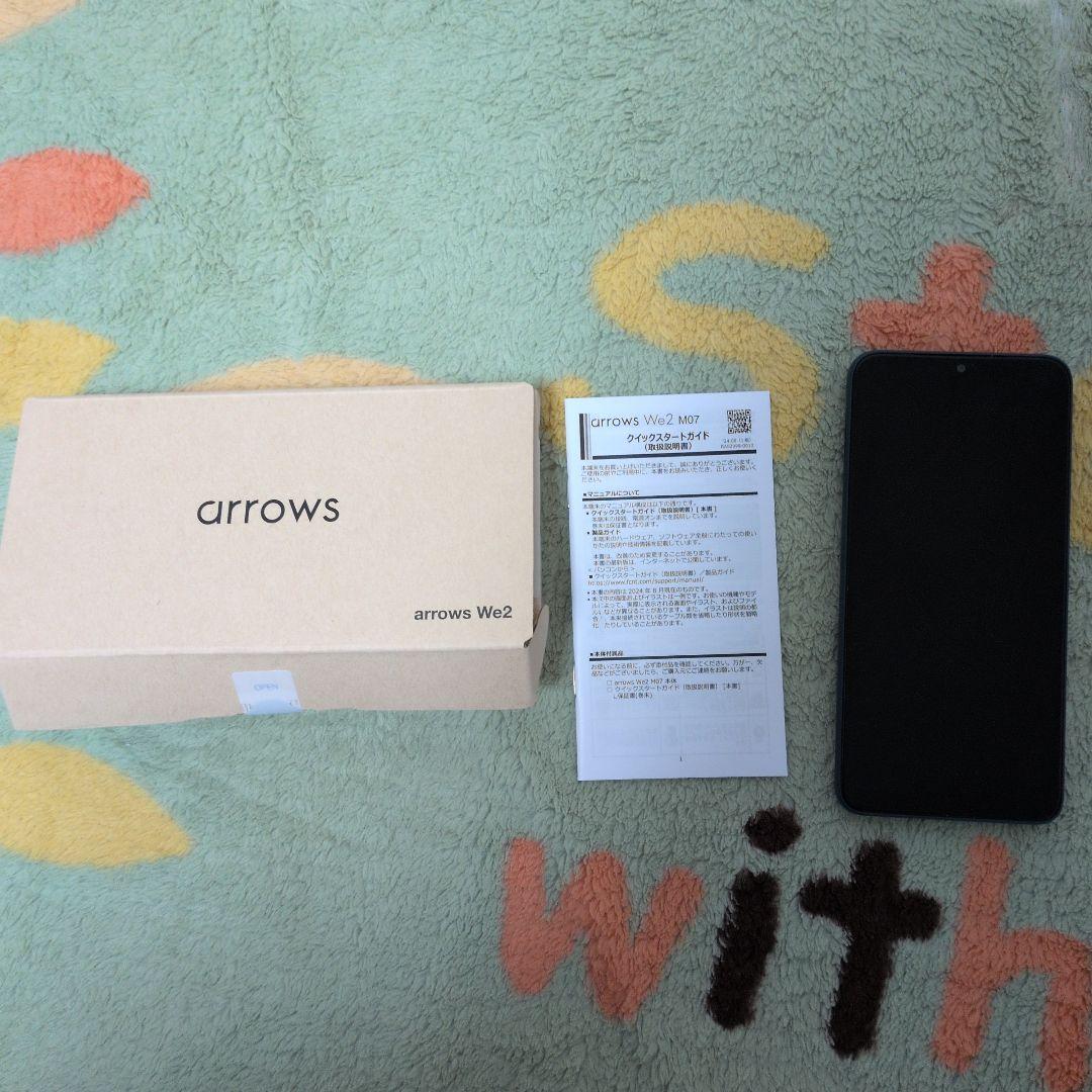 中古　arrows We2 M07 ネイビーグリーン 本体