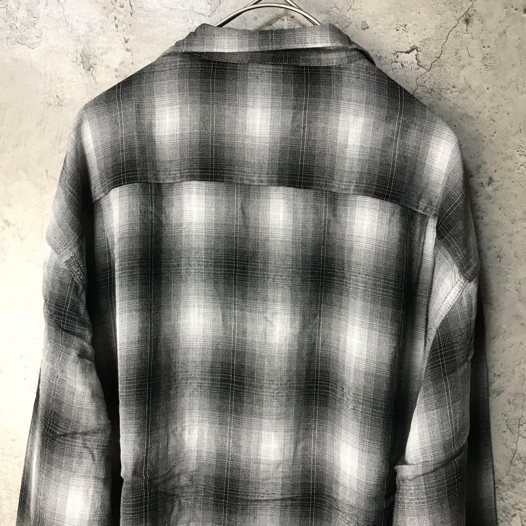 di55古着　タウンクラフト　オンブレ　レーヨンシャツ　復刻　タグ付き