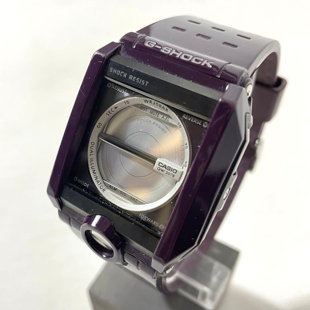 生産終了品 海外モデル カシオ G-SHOCK パープル スクエア型 レアカラー