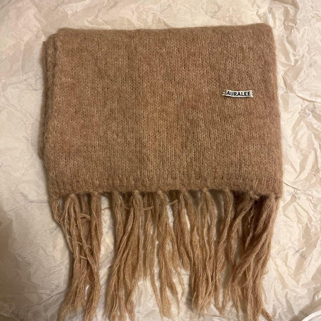 小物 ALPACA WOOL SUPER LIGHT KNIT STOLE