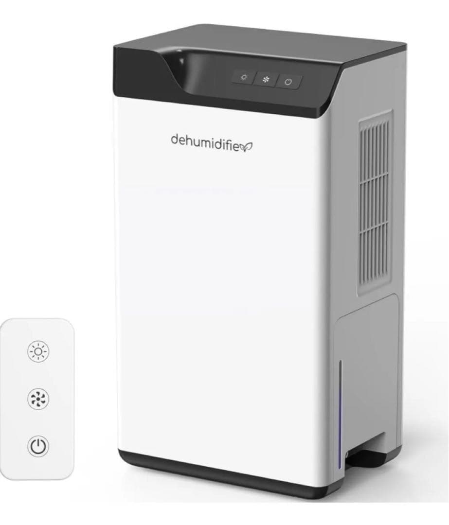 ペルチェ式　除湿機　大容量タンク2000ml（2L）　リモコン付き　ダブルペルチ