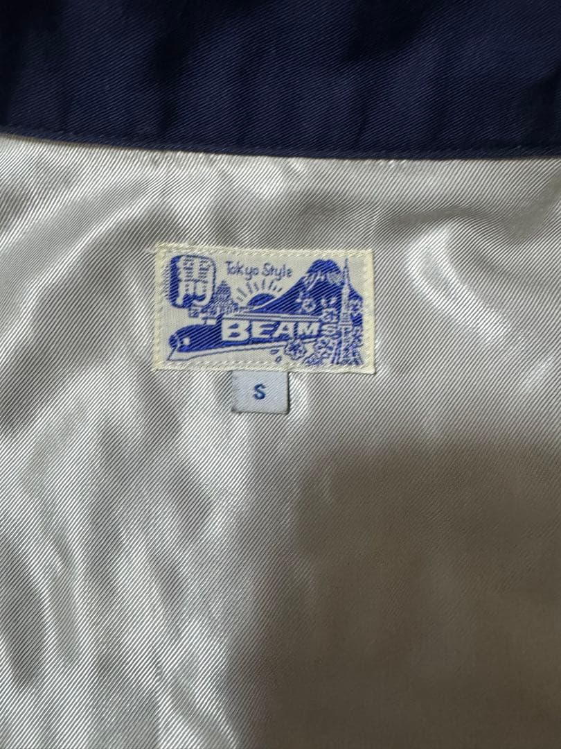 東洋 BEAMS 18ss コットン ベトジャン スーベニアジャケット ネイビー