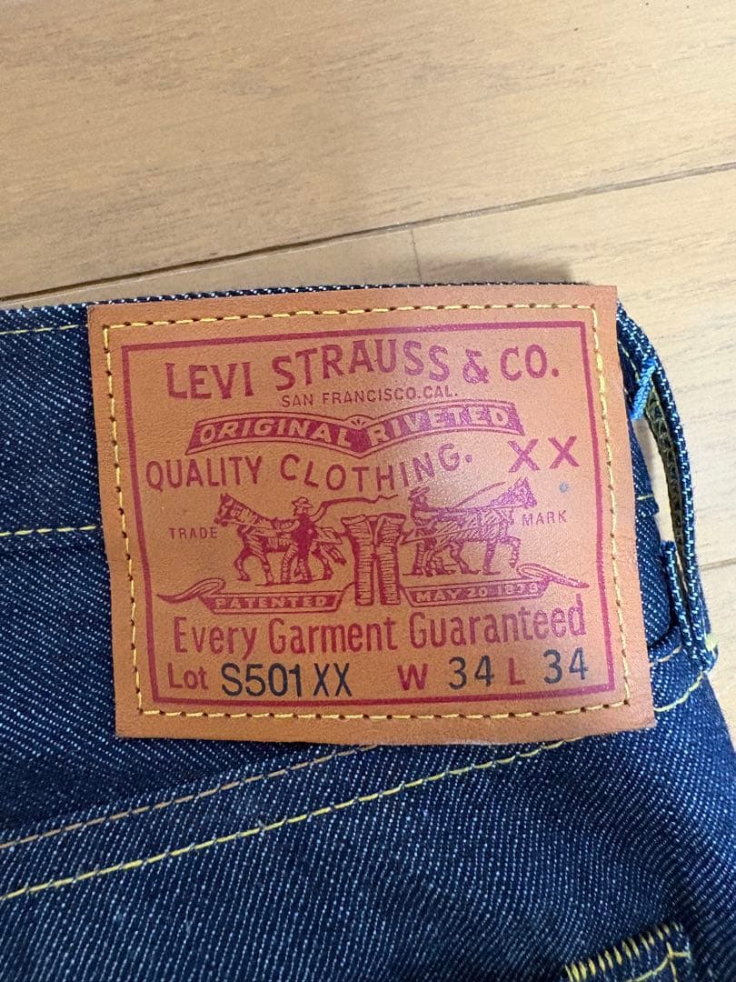 Levi's LVC 1944 S501XX W34 L34 大戦モデル