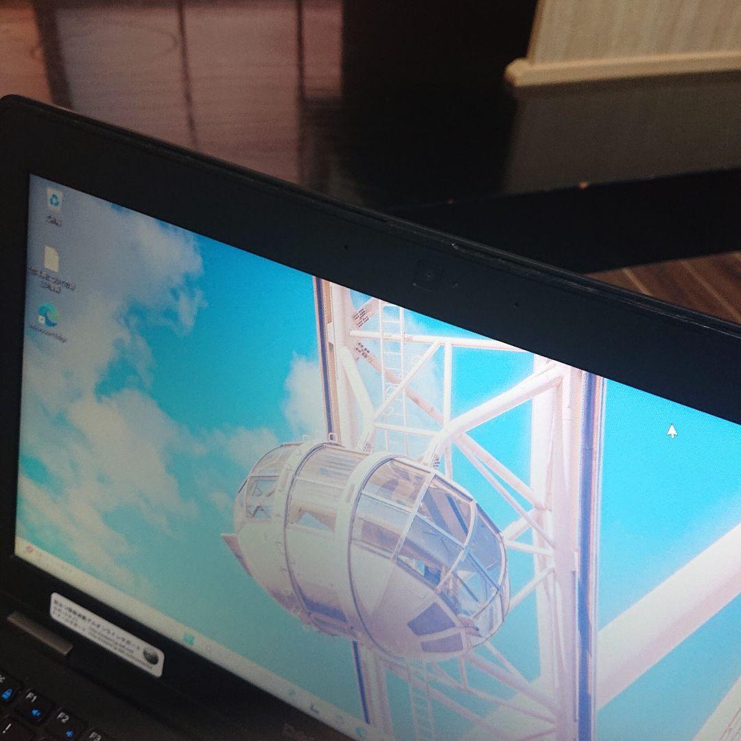 ノートPC 8GBメモリ 128GB SSD ウェブカメラ DELL E7270
