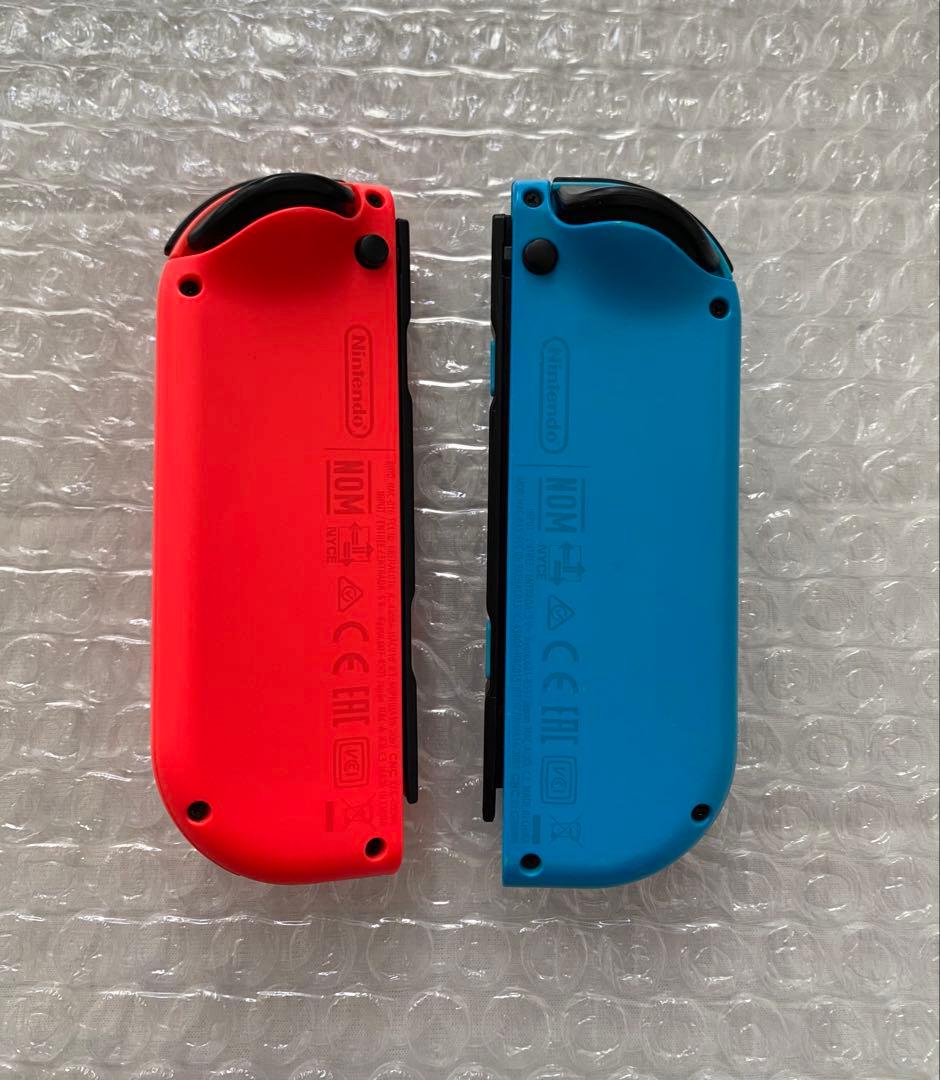 【完品】Nintendo Switch 初期型 ネオンレッド ブルー