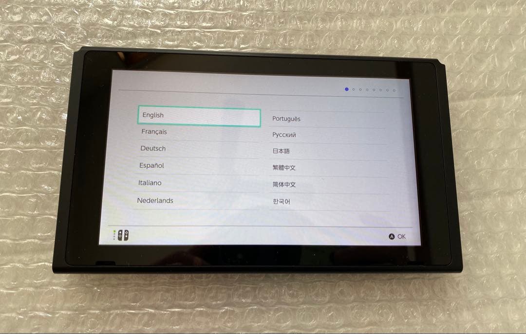 【完品】Nintendo Switch 初期型 ネオンレッド ブルー