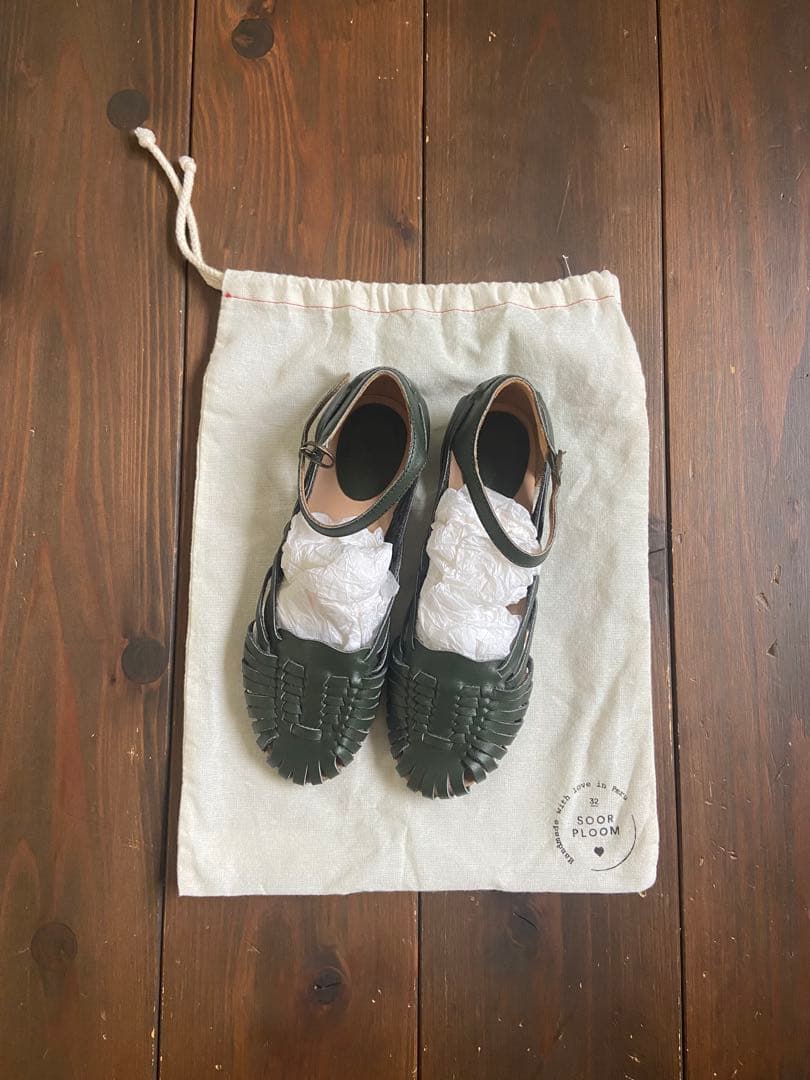 【美品】SOOR PLOOM Huarache Sandal32収納袋付サンダル