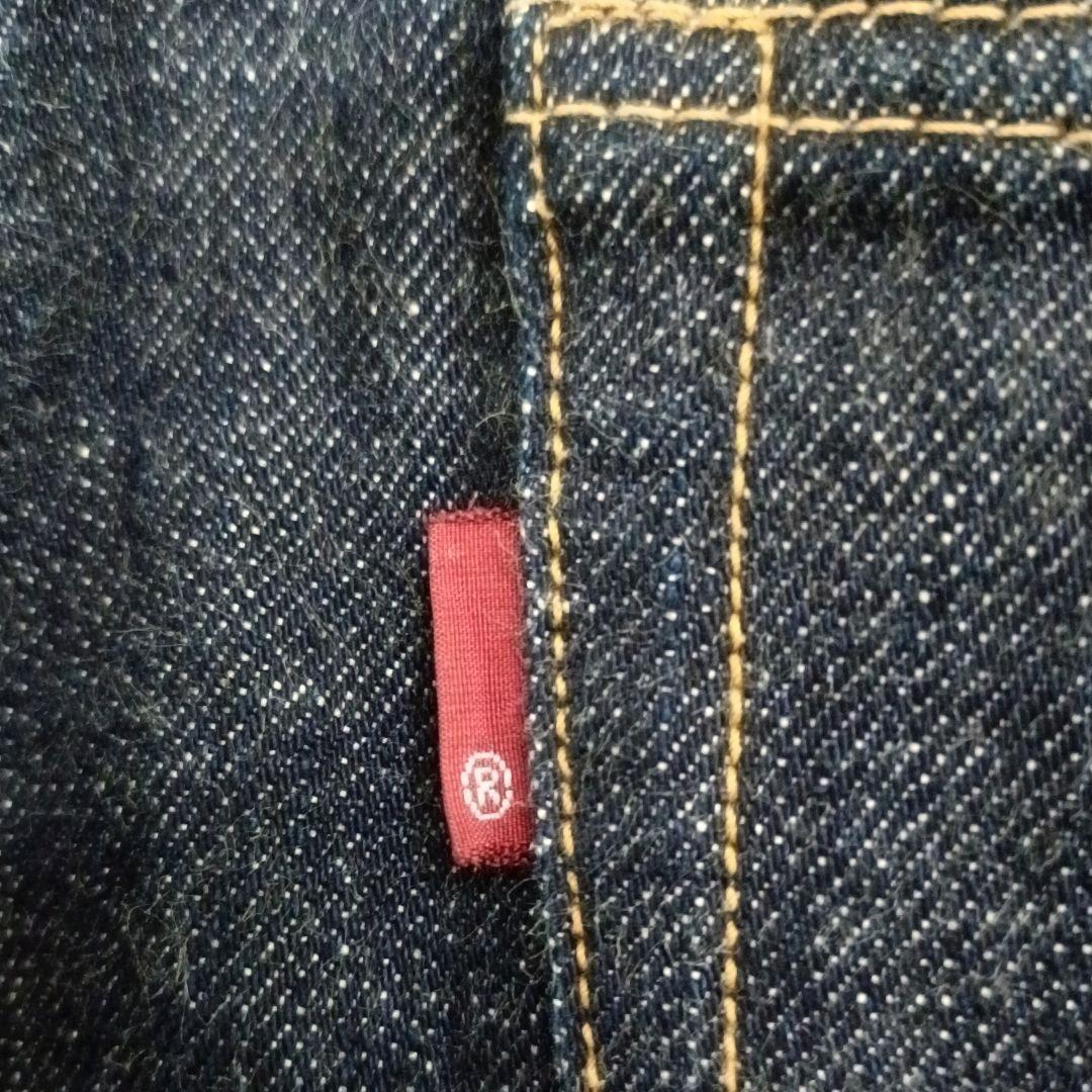 ✨FULLCOUNT セルビッチ 革パッチ ブーツカット フレアデニム 日本製