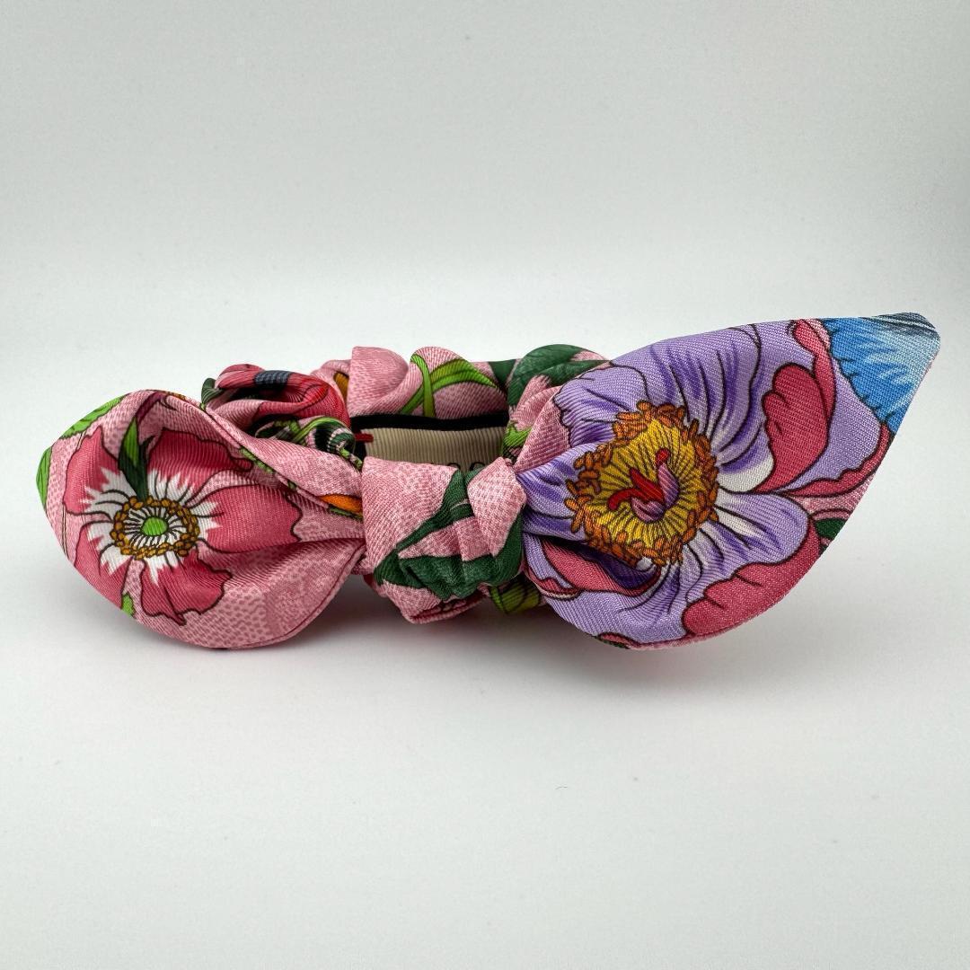 GUCCI グッチ シルク100% シュシュ フローラ、シェリー レディース