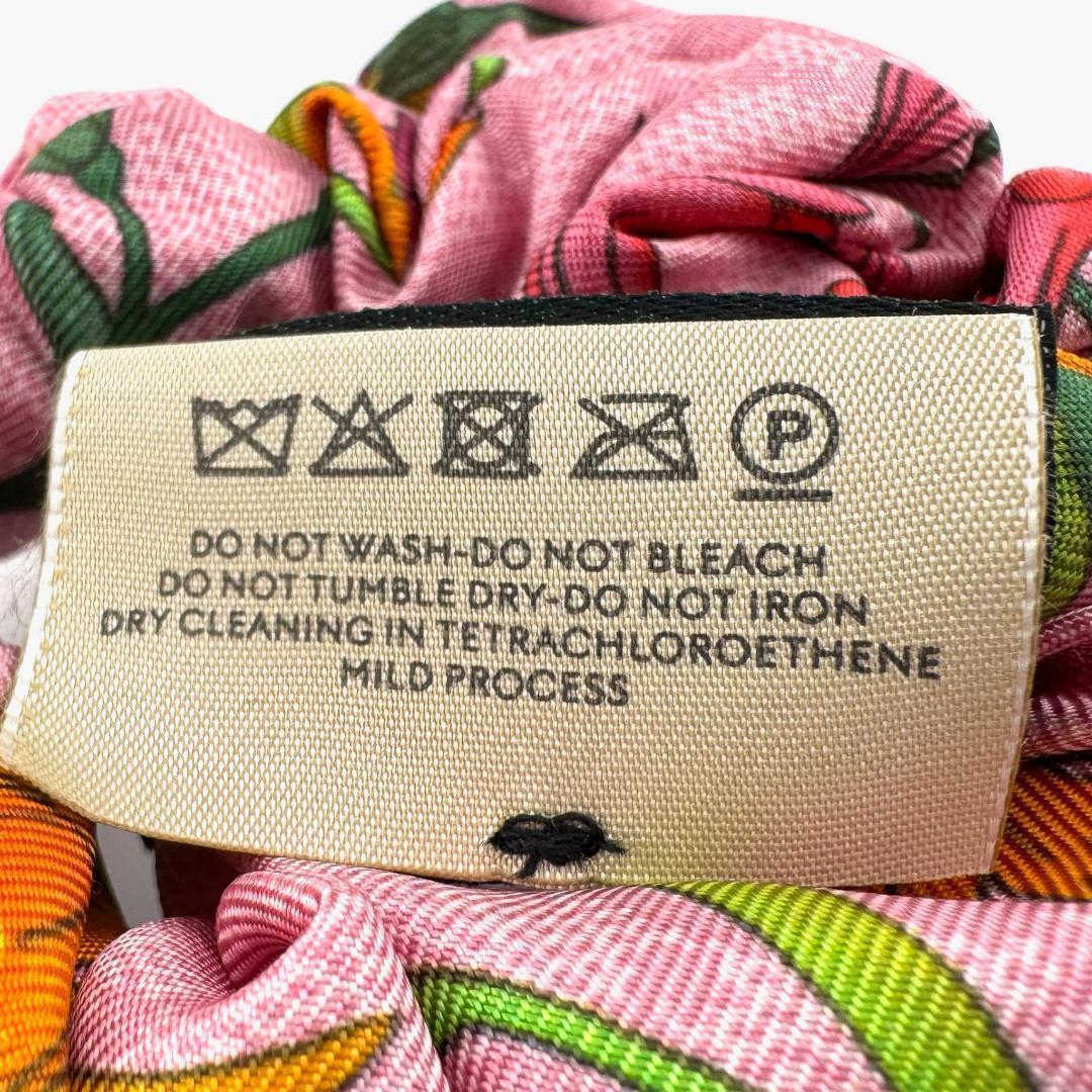 GUCCI グッチ シルク100% シュシュ フローラ、シェリー レディース