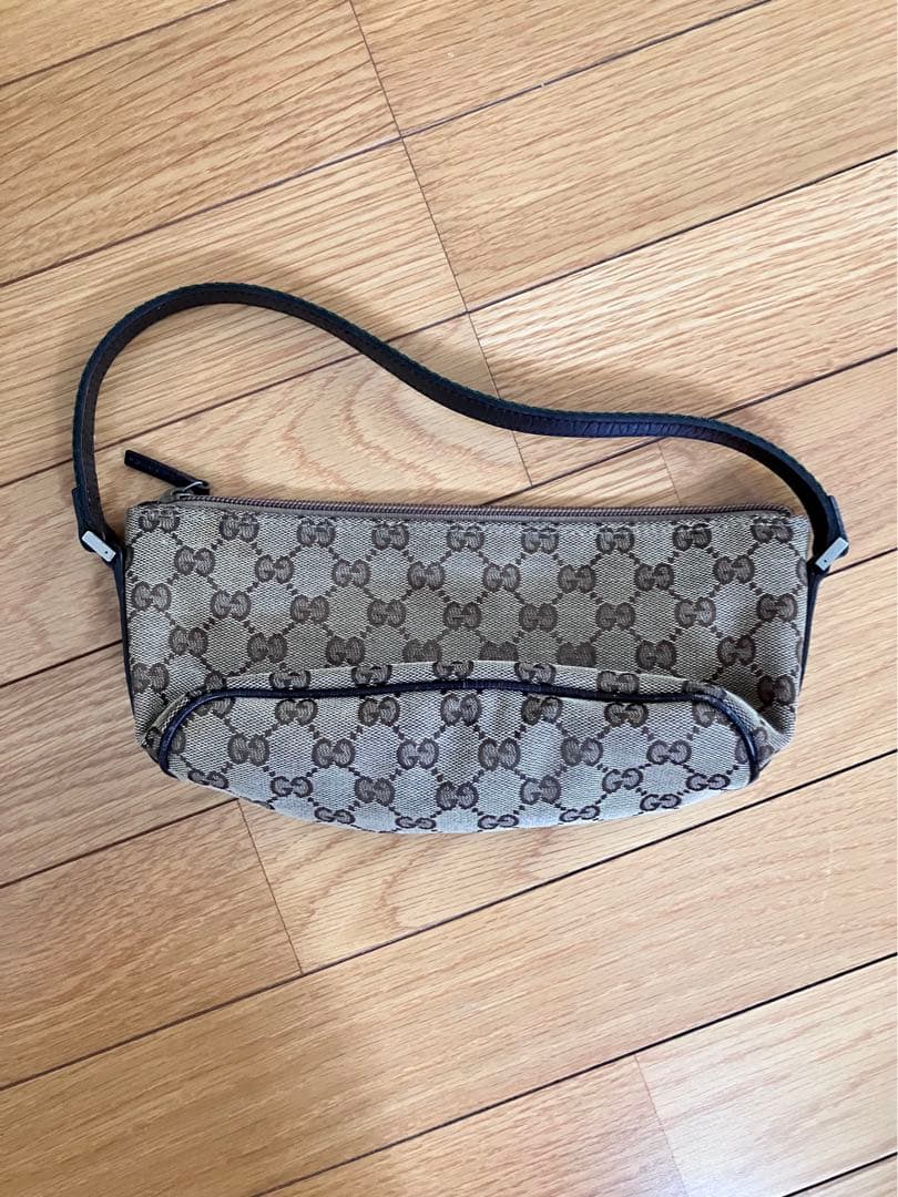 GUCCI アクセサリーポーチ GGキャンバス ミニバッグ