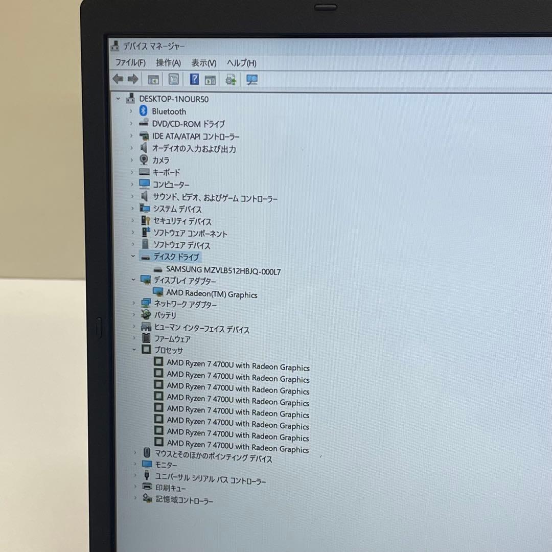 Windowsノート本体 #740 NEC LAVIE N1566/A AMD Ryzen7 Office