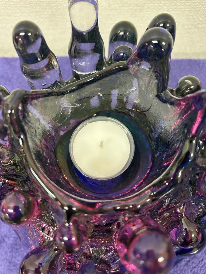 まるさんかく　キャンドルホルダー　アンティーク品