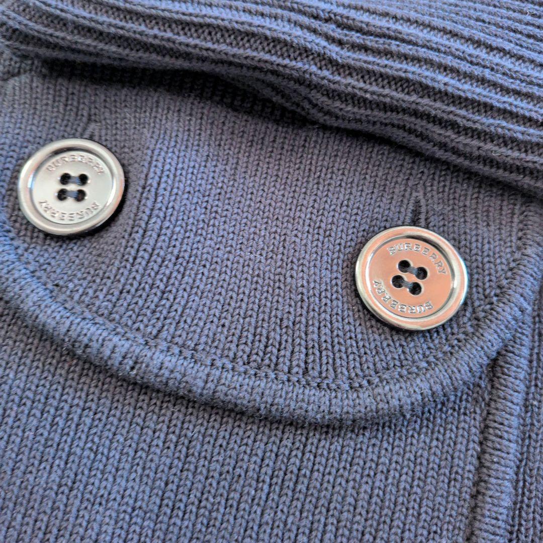 BURBERRY London ネイビー ダッフルコート ニットジャケット