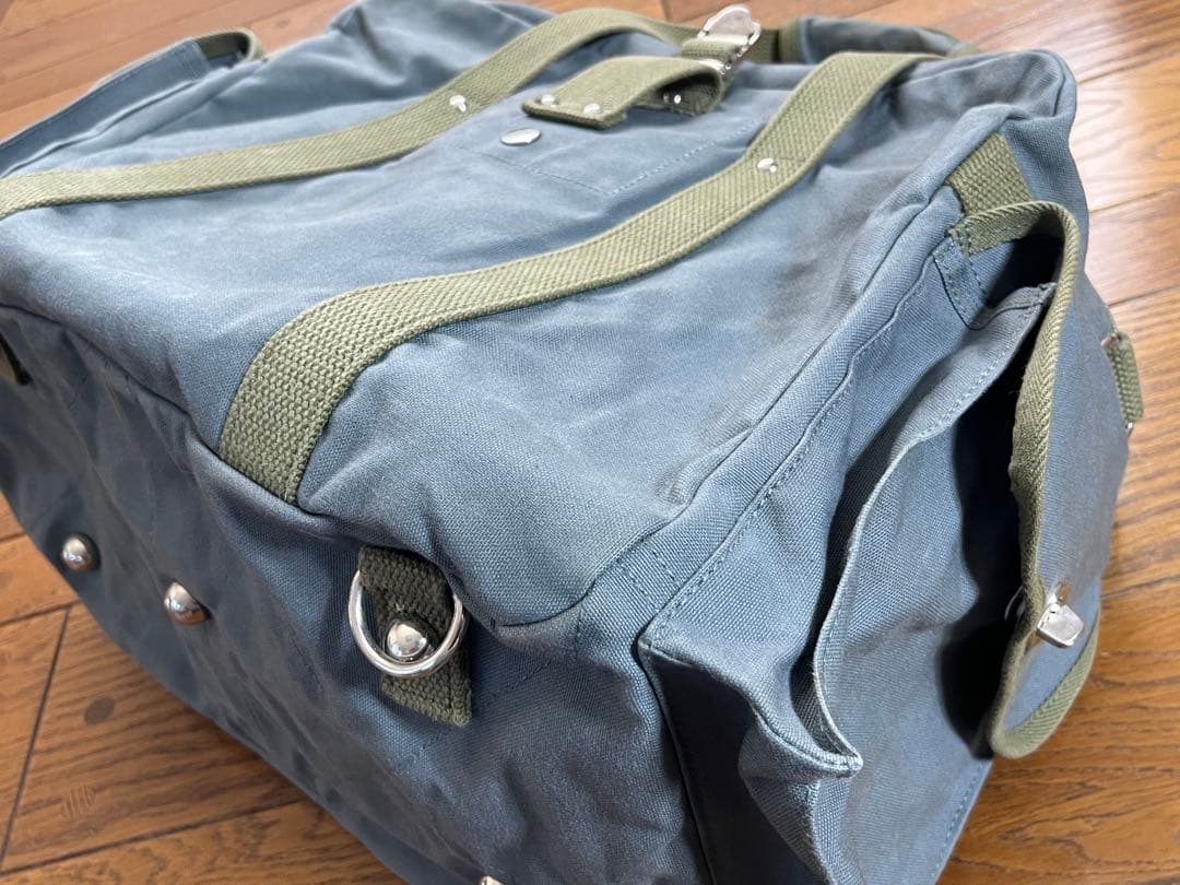 一澤帆布 厚手生地キャンバスボストンバッグ