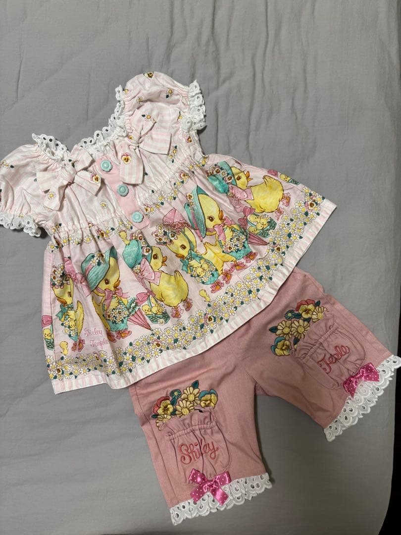 シャーリーテンプル　あひるお出かけ　セットアップ