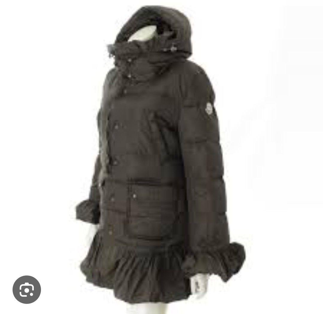 MONCLER　モンクレール フリル　ダウンジャケット カーキ　サイズ0