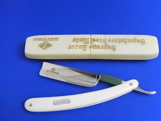 未使用 西洋剃刀 KIKUBOSHI Supreme Razor 菊星西洋剃刀