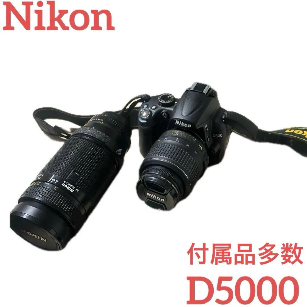 付属品多数 Nikon ニコン 一眼レフカメラ ダブルズームキット Wi-Fi