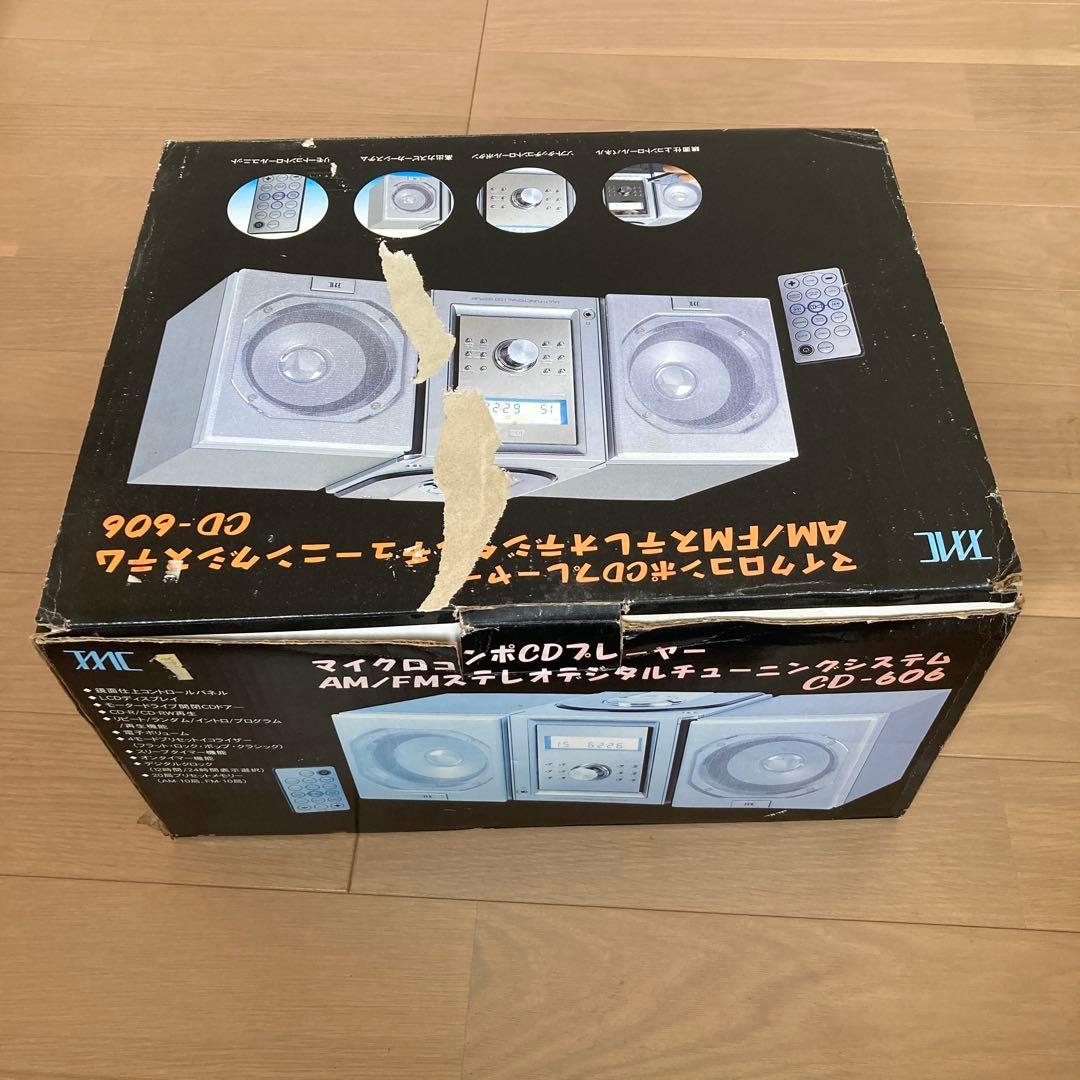 CD-606 AM/FM CDミニコンポ　プレーヤー新品未開封