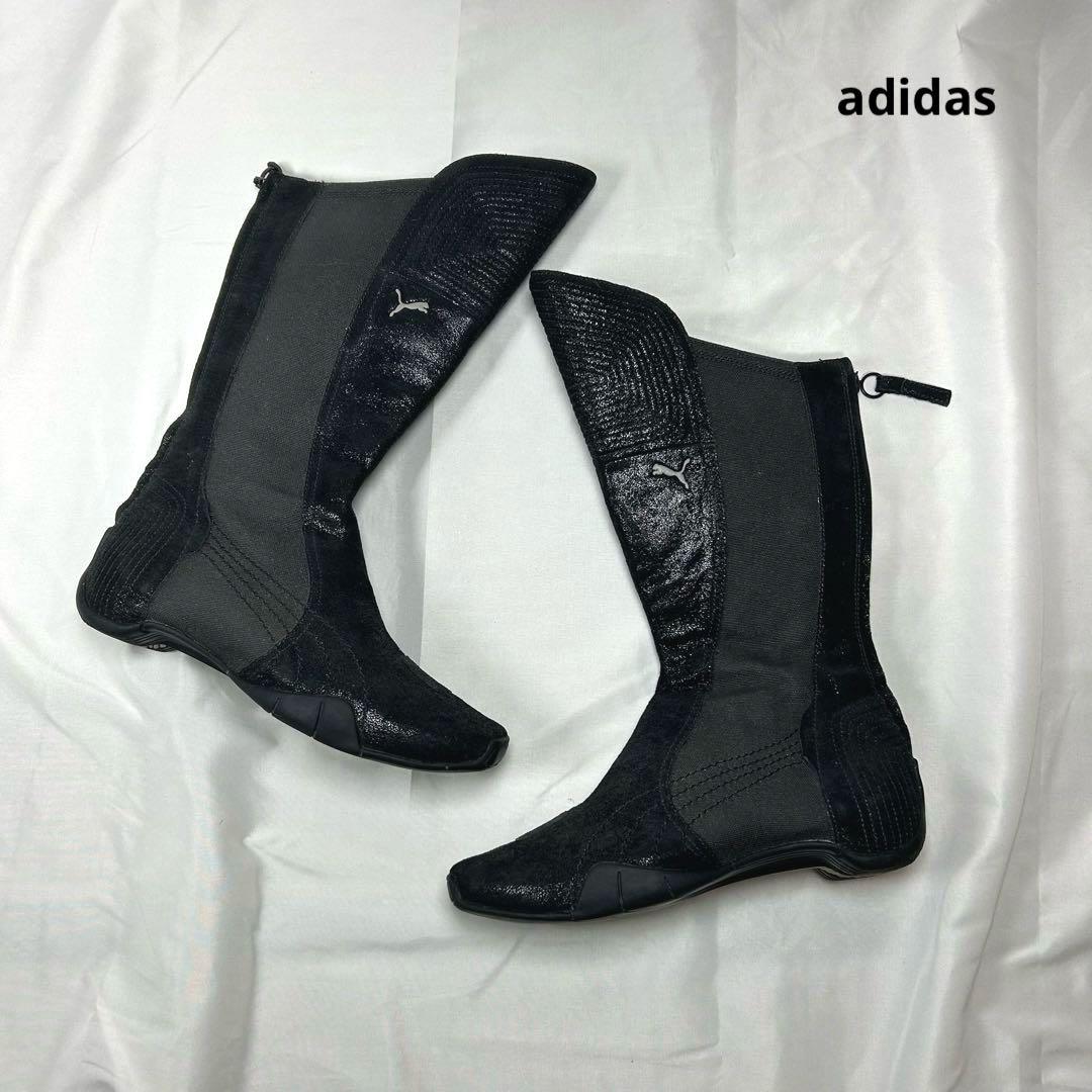 【希少】archive PUMA ロングブーツ ウエスタン ブラック