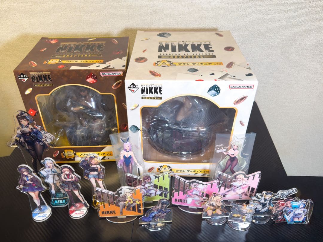 【未開封】勝利の女神NIKKE 一番くじ ブラン ノワール セット アクスタ付き