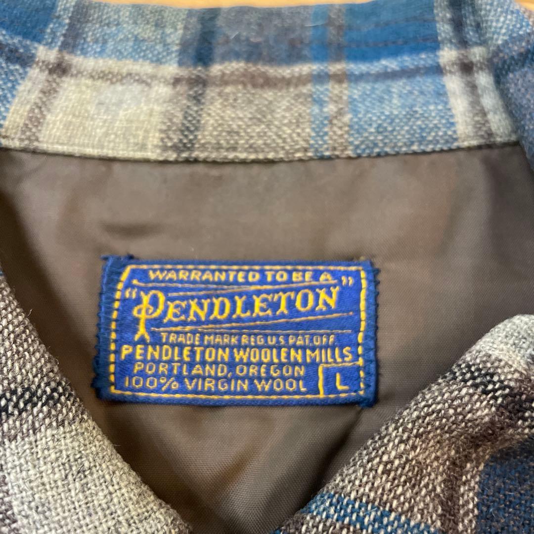 四*哉様 L pendleton ウール ボードシャツ チェック USA製 ビン