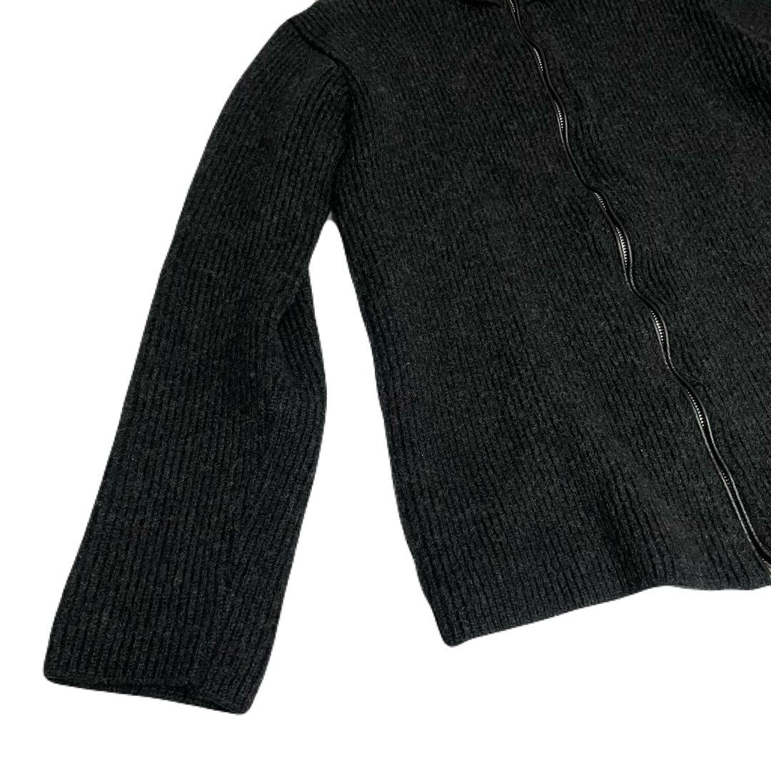 90s フランス製 agnes b. HOMME riri ドライバーズニット