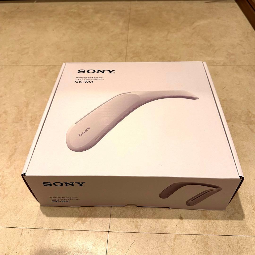 SONY SRS-WS1 ネックスピーカー ホワイト