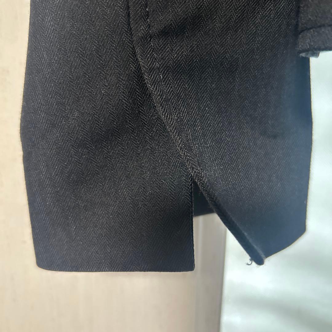 UNTITLED セットアップ パンツスーツ ブラック ストライプ 黒