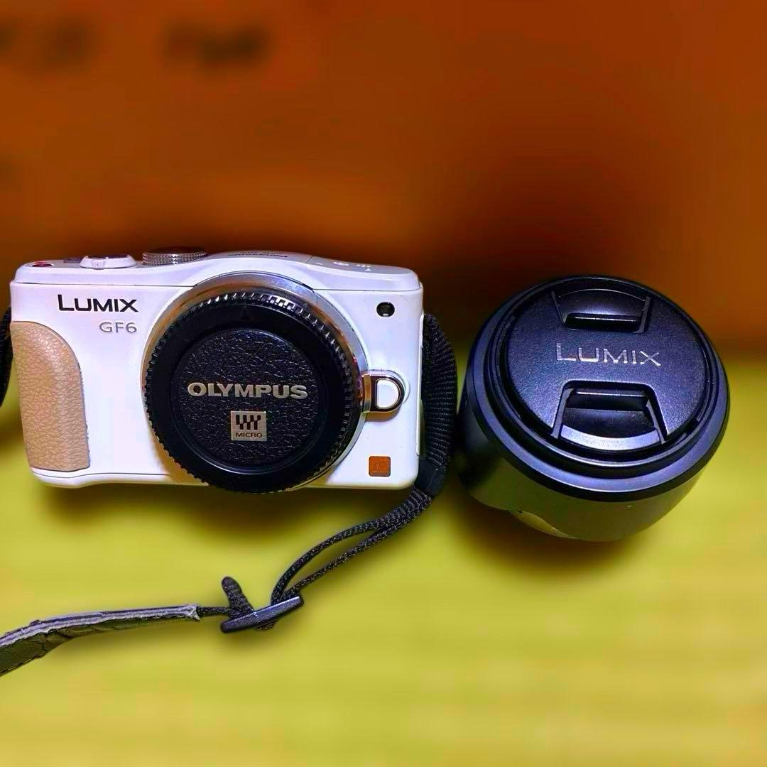 LUMIX DMC-GF6 H-FS1442A OLYMPUSレンズセット