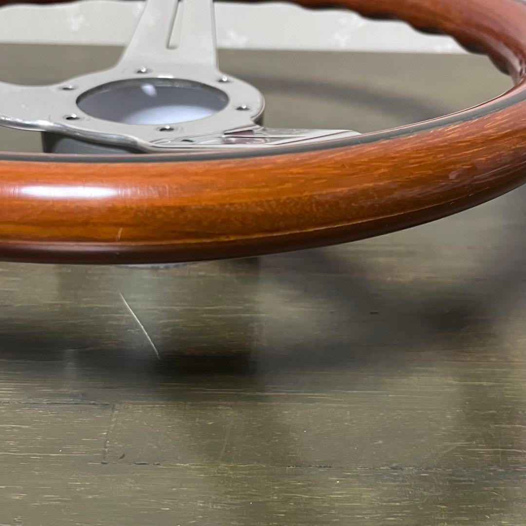 希少 ナルディ クラシック　Φ32.5 ウッドステアリングホイール 3スポーク