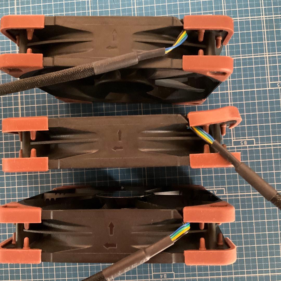 NF-F12 industrialPPC-2000 PWMファン 3個とおまけ