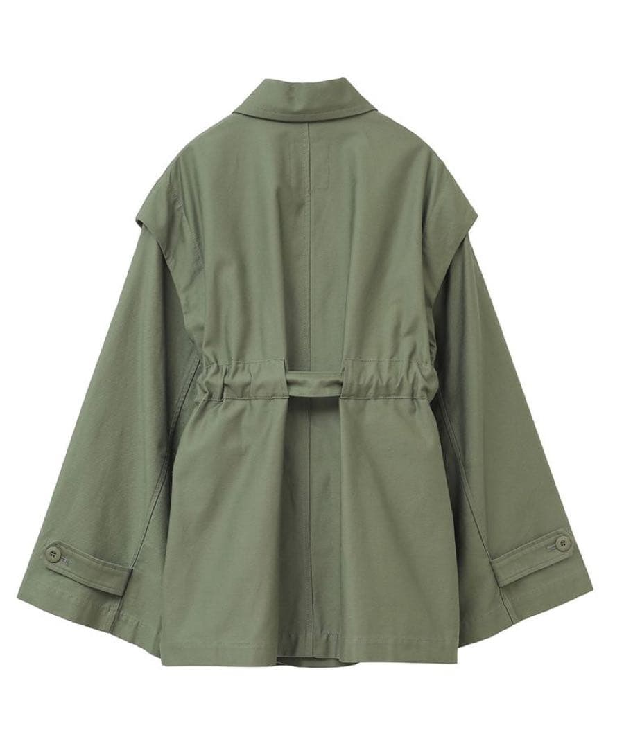 すいか様CLANE 2WAY MILITARY JACKET KHAKI クラネ