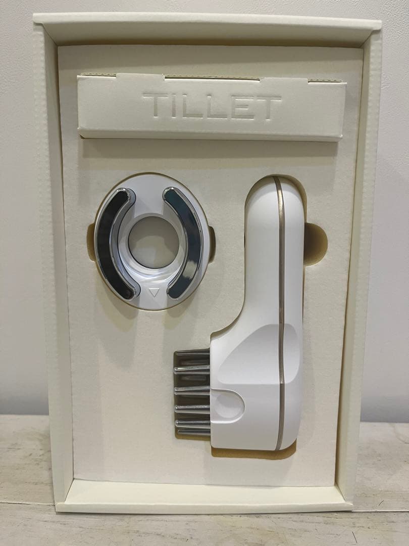 TILLETティレット（ホワイト）イオン導入器 フェイス＆ヘアトリートメント