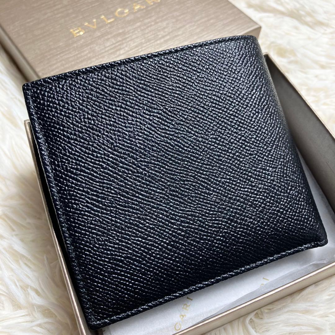 【未使用】ブルガリ 折り財布 ビーゼロワン レザーブラック IC搭載