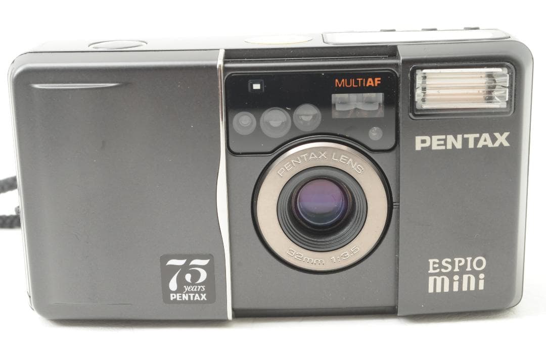 ★美品級★PENTAX ペンタックス ESPIO mini ブラック 75周年